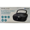 Philco Bluetooth Stereo CD Boombox”Case”